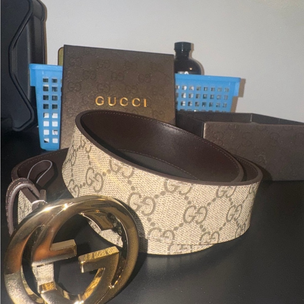 Gucci GG Pattern Belt size 90